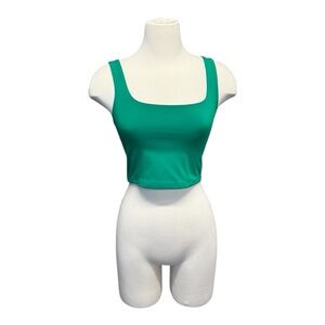 Green Crop Top EXPRESS